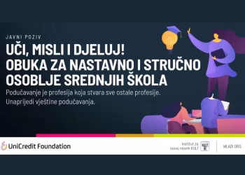 Od učionice do zajednice: Otvoren poziv za Uči, Misli i Djeluj! obuku za nastavno i stručno osoblje srednjih škola 1 Od učionice do zajednice: Otvoren poziv za Uči, Misli i Djeluj! obuku za nastavno i stručno osoblje srednjih škola
