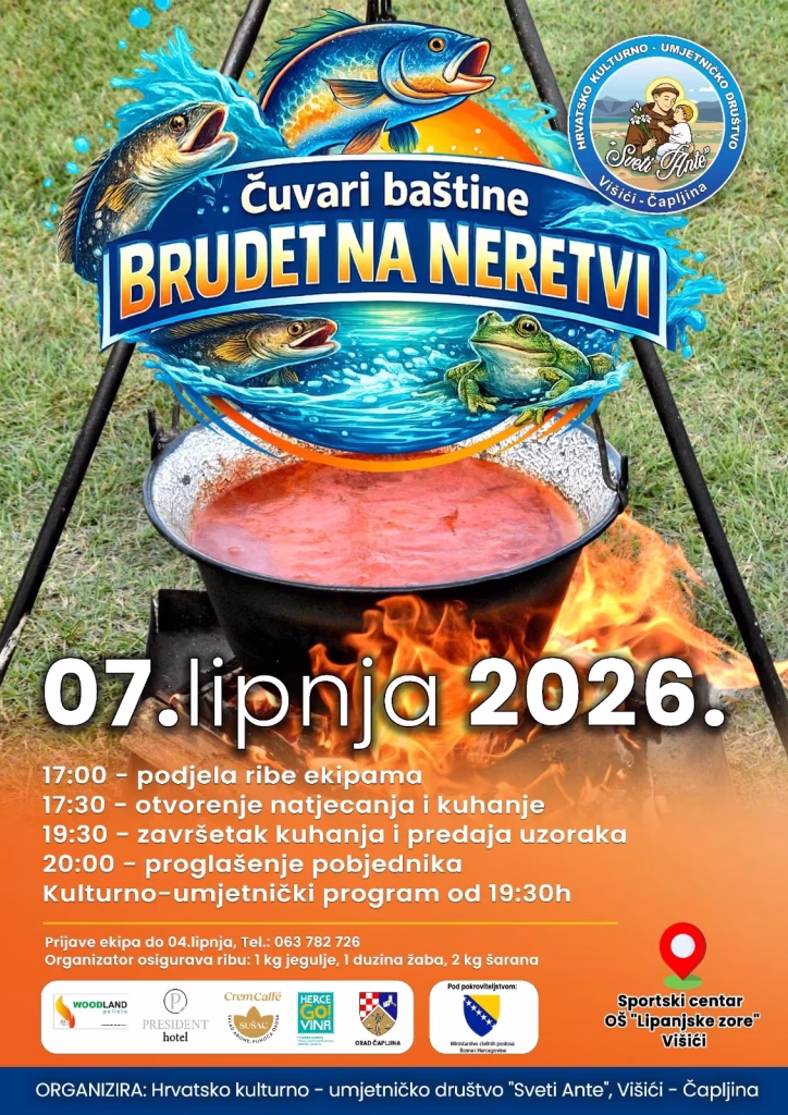 Brudet na Neretvi u Višićima: Natjecanje u kuhanju i smotra folklora 2 Najava 1 webp