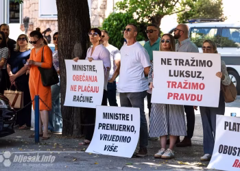 Djelatnici pravosuđa HNŽ-a odbili ponudu Vlade i poručili: Nemamo više vremena za čekanje